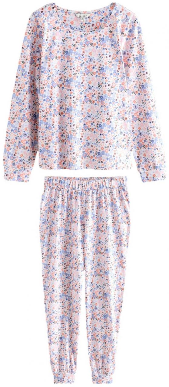 Cath Kidston Pyžamo 'Great Ormond Street Hospital Twosie'  kráľovská modrá / koralová / rosé / čierna