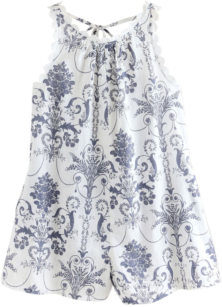 LAURA ASHLEY Overal  tmavomodrá / biela