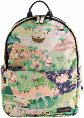 Cath Kidston Batoh 'Moomins'  béžová / trávovo zelená / červená / čierna