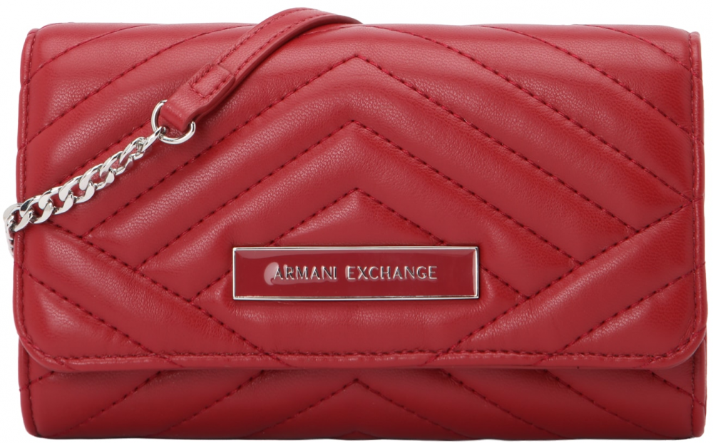 ARMANI EXCHANGE Listová kabelka  červená