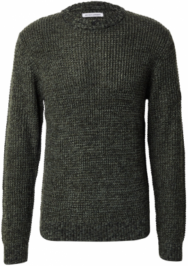 JACK & JONES Sveter 'JJLINK'  tmavozelená