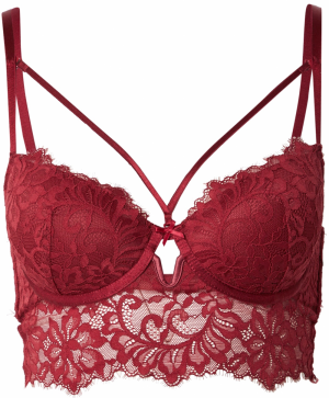 Hunkemöller Podprsenka 'Isabella'  tmavočervená