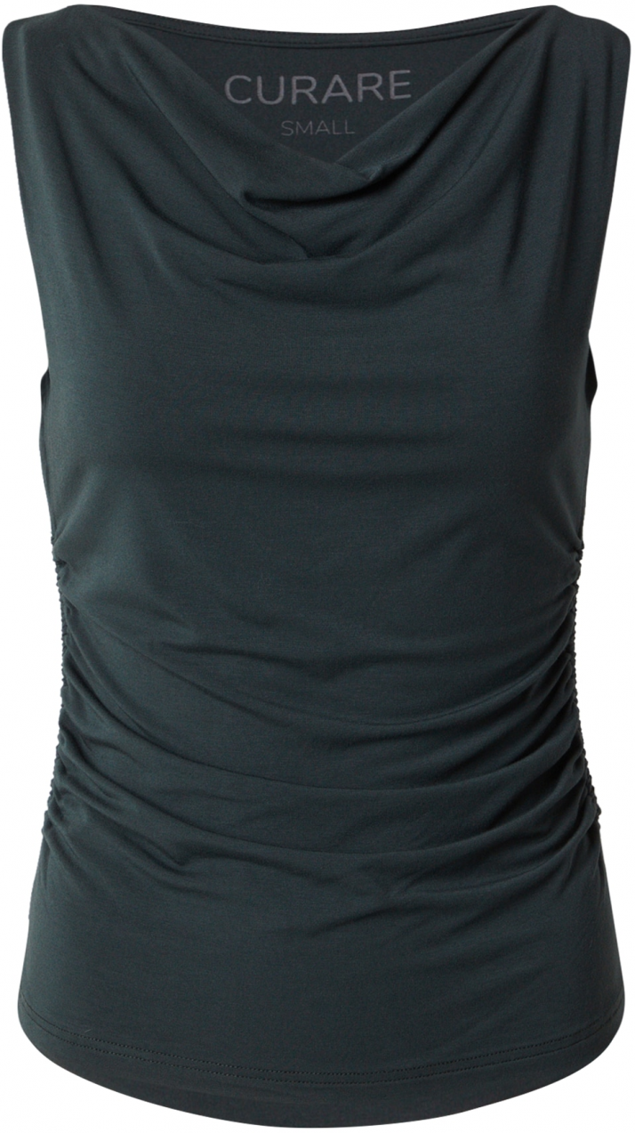 CURARE Yogawear Športový top  tmavozelená