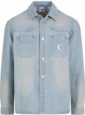 Karl Kani Košeľa  modrá denim