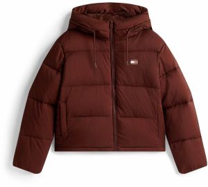 Tommy Jeans Zimná bunda  hnedá