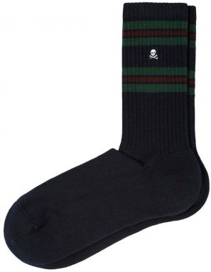 Scalpers Ponožky  námornícka modrá / tmavozelená / tmavočervená / biela