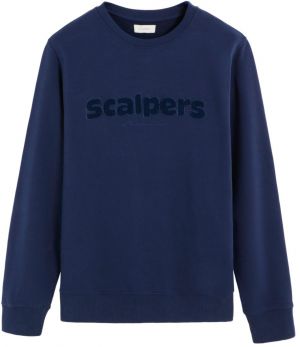 Scalpers Mikina ' '  modrá / námornícka modrá