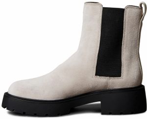 Calvin Klein Chelsea čižmy  svetlosivá / čierna