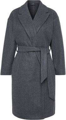 Vero Moda Petite Prechodný kabát 'VMFORTUNE'  sivá melírovaná