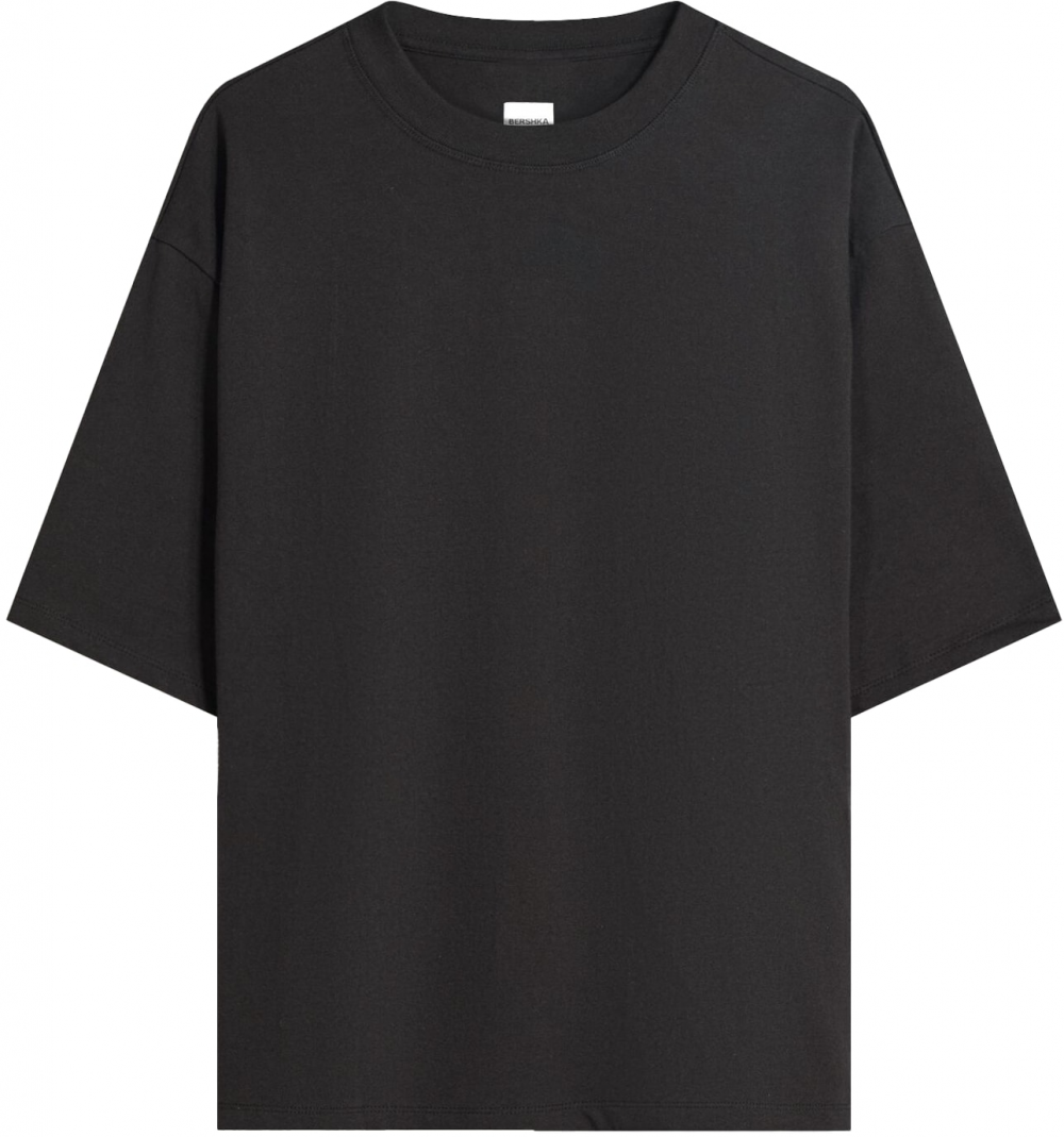 Bershka Tričko  čierna