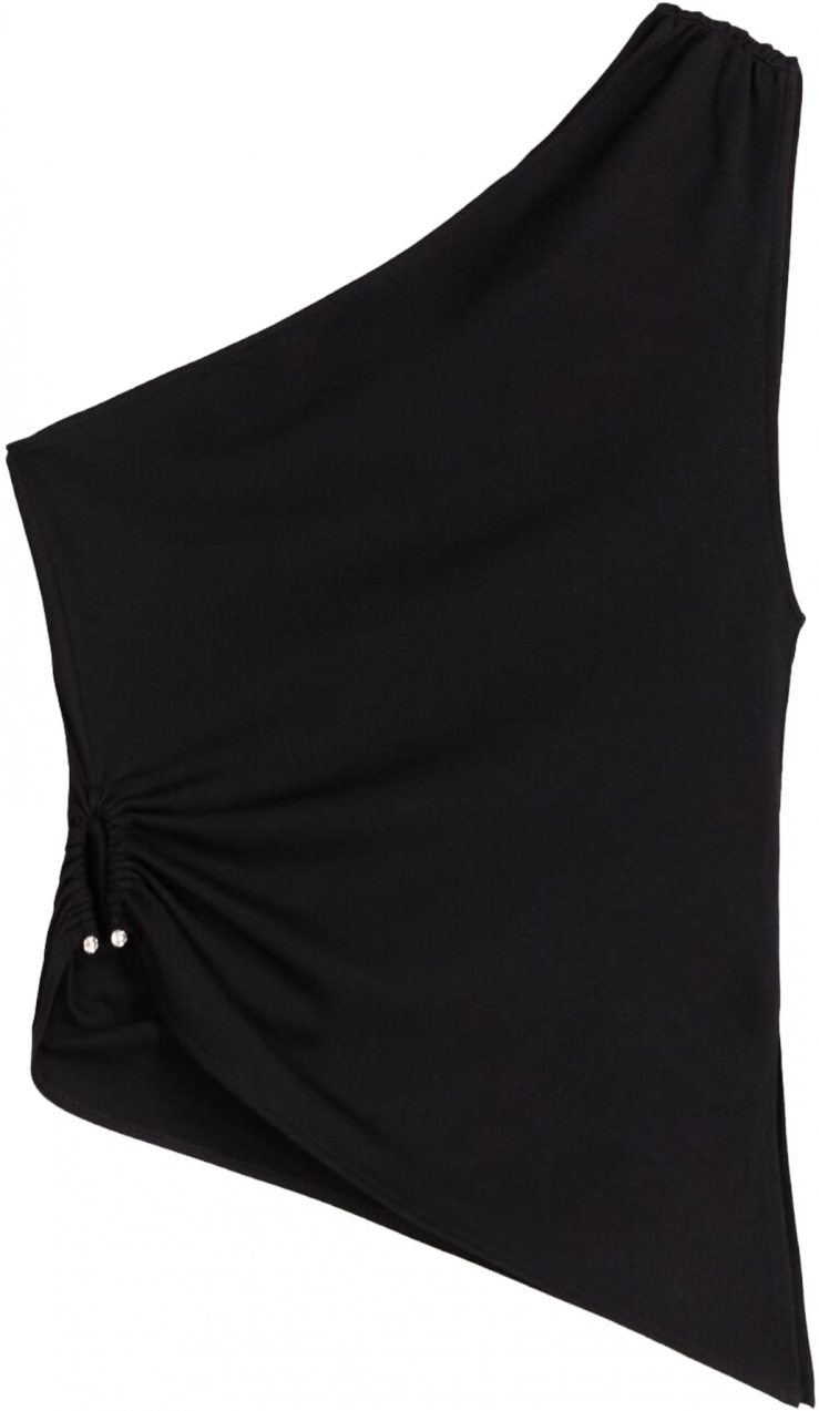 Bershka Top  čierna