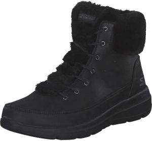 SKECHERS Šnurovacie členkové čižmy 'GLACIAL ULTRA - WONDERLAND'  čierna