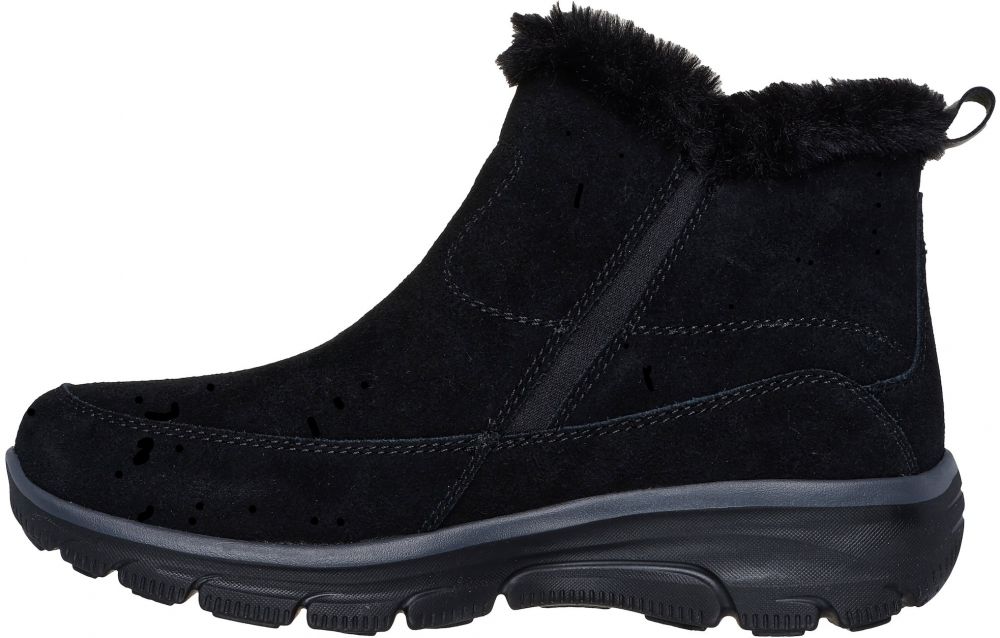 SKECHERS Členkové čižmy  čierna