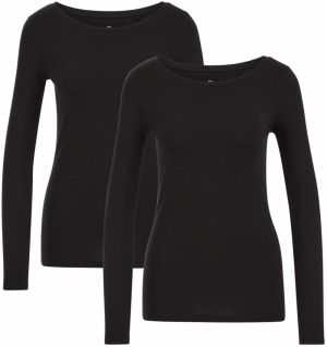 WE Fashion Tričko  čierna