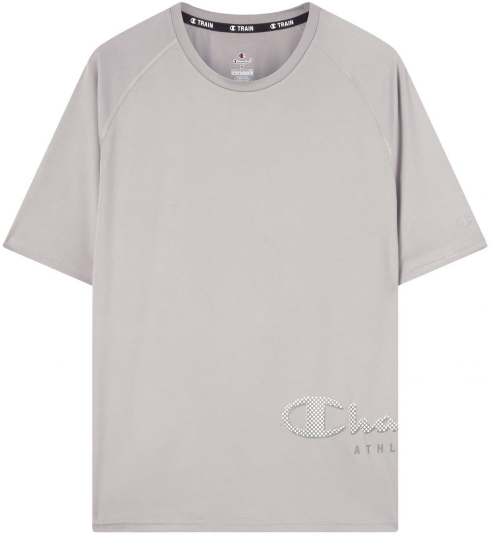 Champion Authentic Athletic Apparel Funkčné tričko  sivá / antracitová / biela