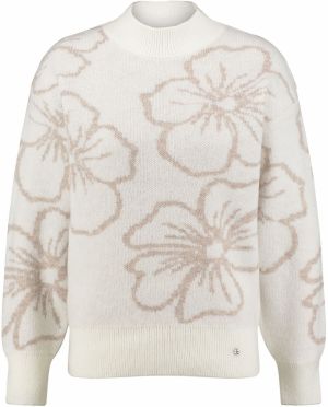 Key Largo Sveter 'Blush'  béžová / šedobiela