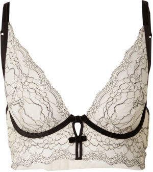 Hunkemöller Podprsenka  čierna / biela