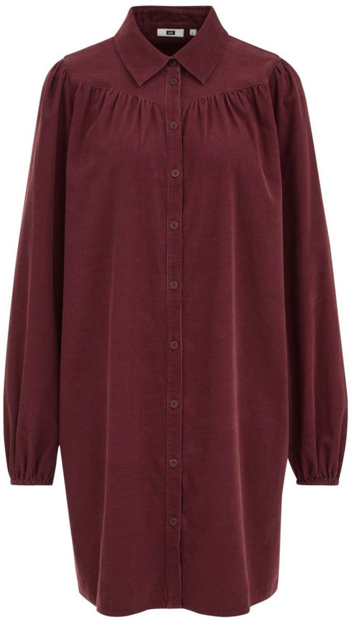 WE Fashion Košeľové šaty  karmínovo červená