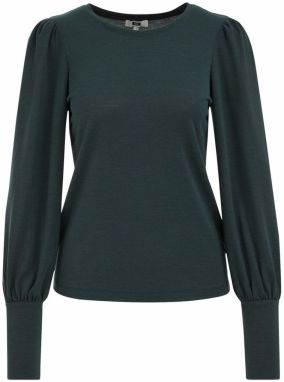 WE Fashion Tričko  tmavozelená