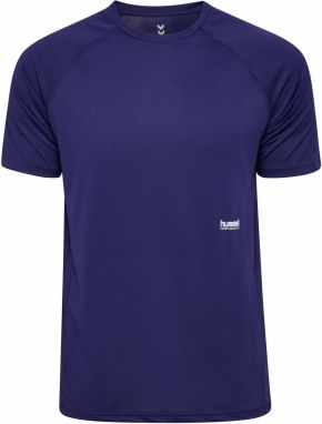 Hummel Funkčné tričko 'Pulse'  modrofialová / biela
