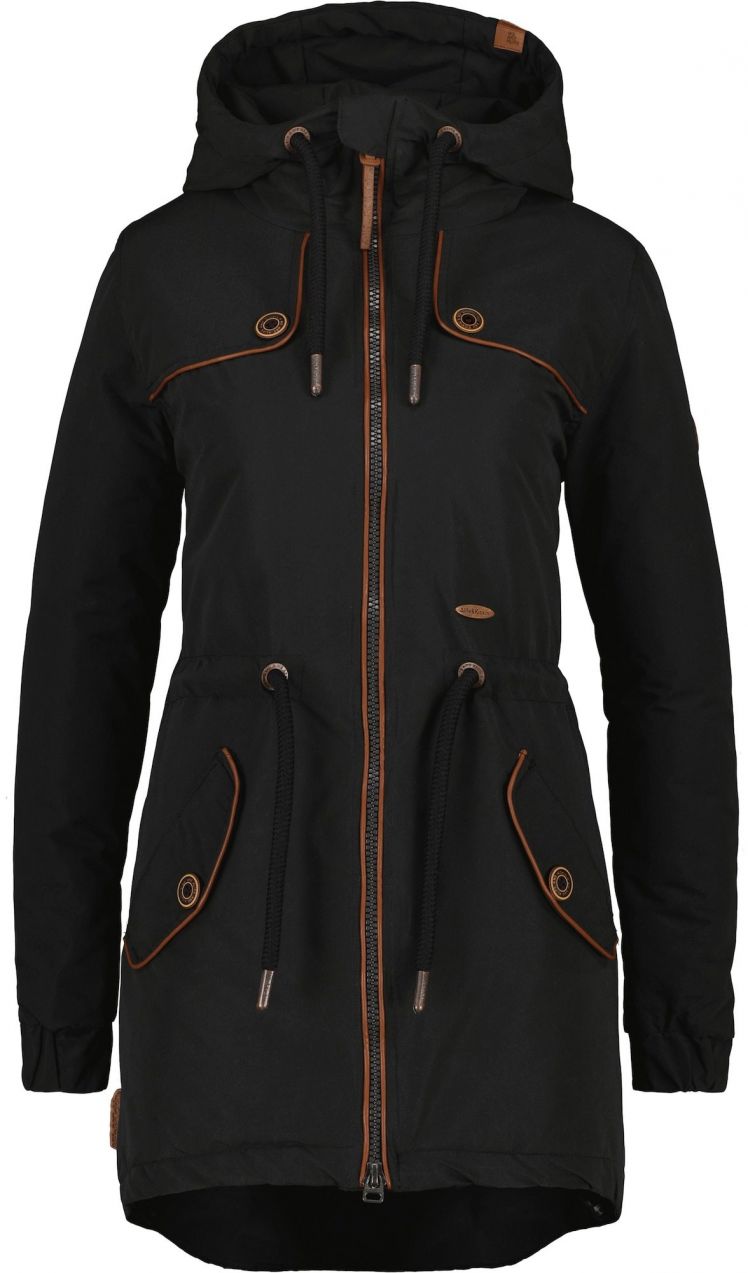 alife & kickin Prechodná parka 'CharlotteAK'  čierna