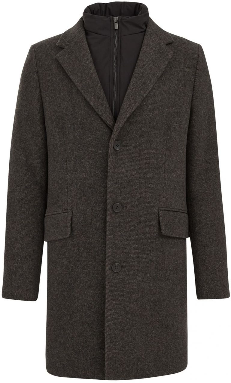 WE Fashion Prechodný kabát  hnedá