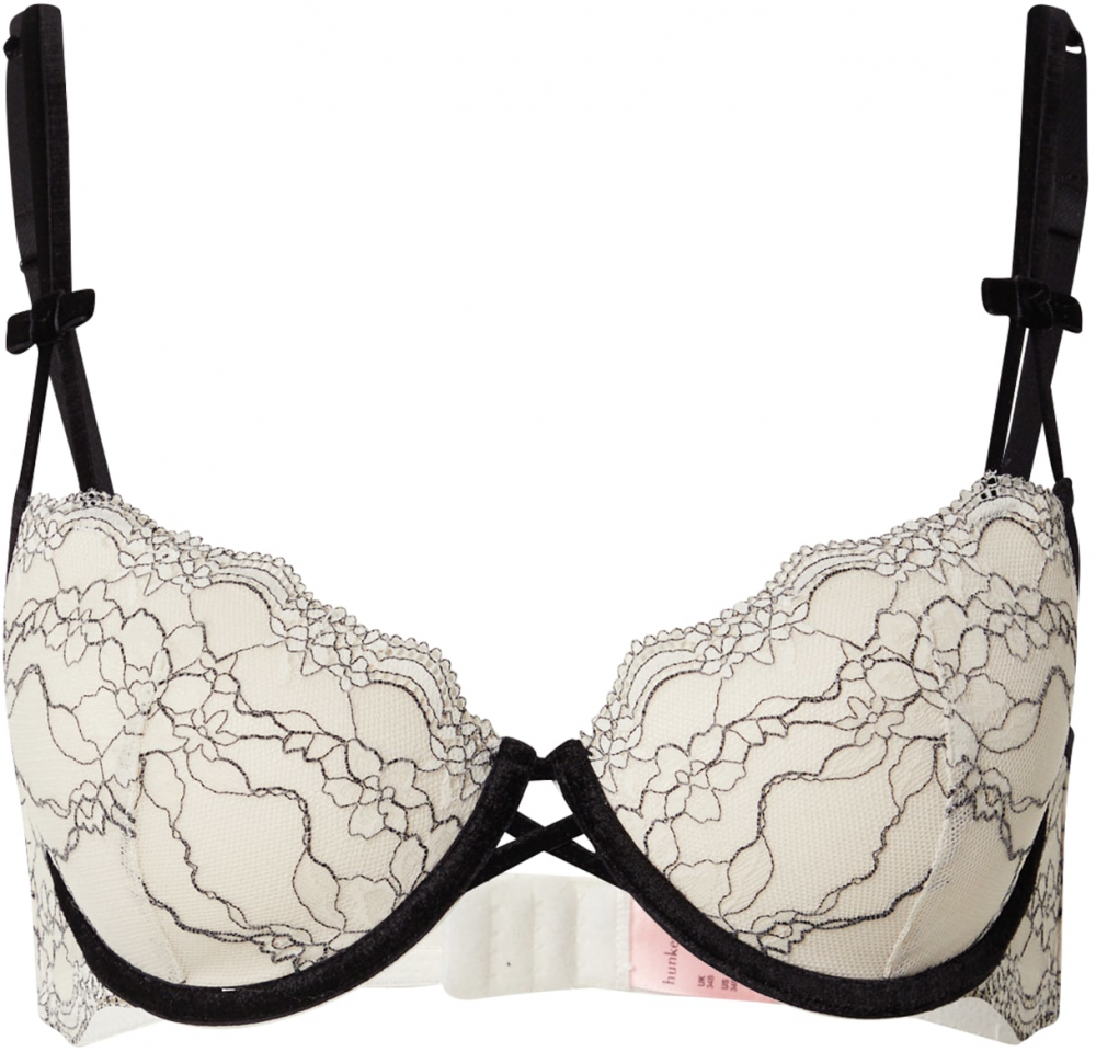 Hunkemöller Podprsenka  čierna / biela