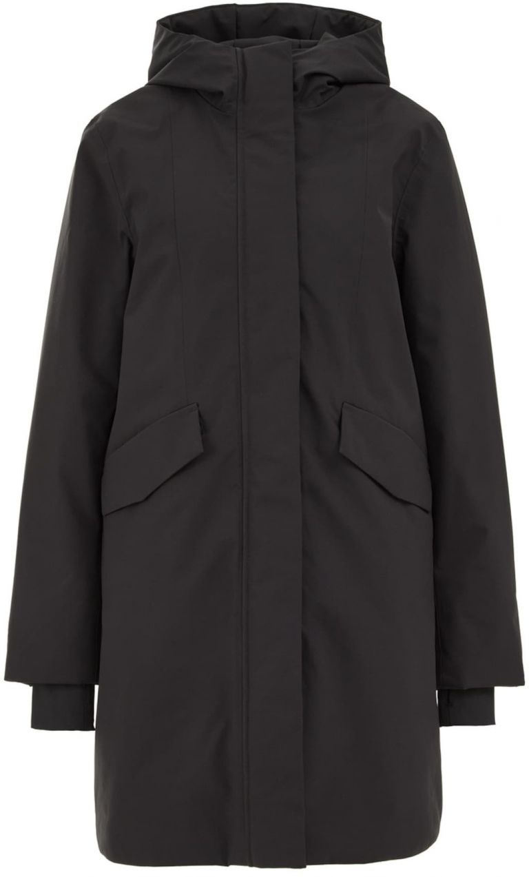 WE Fashion Prechodná parka  čierna