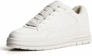 Bershka Nízke tenisky  biela