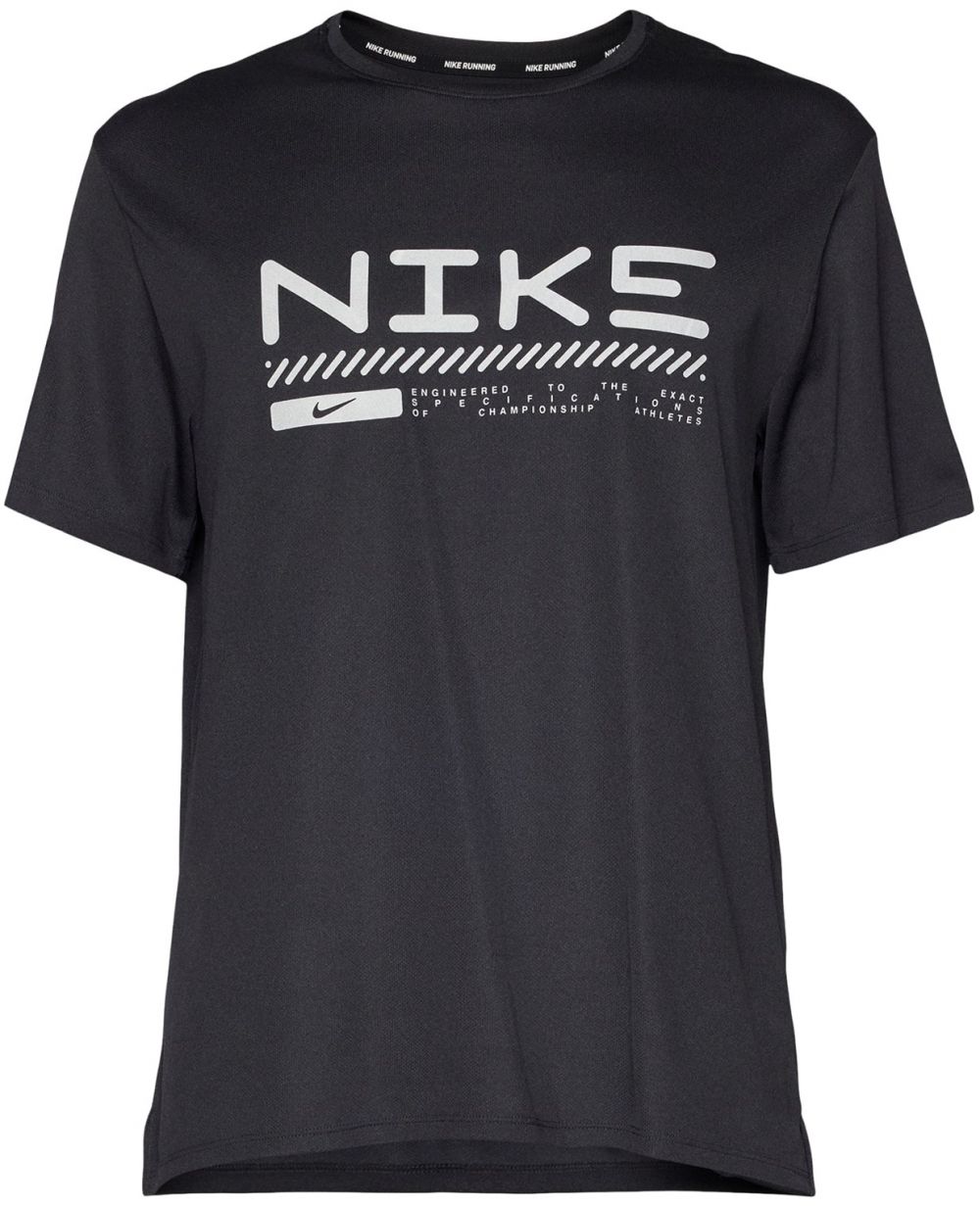 NIKE Funkčné tričko 'WINTER MILER'  čierna / biela