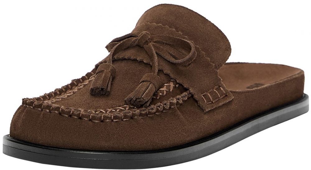 Pull&Bear Šľapky  čokoládová
