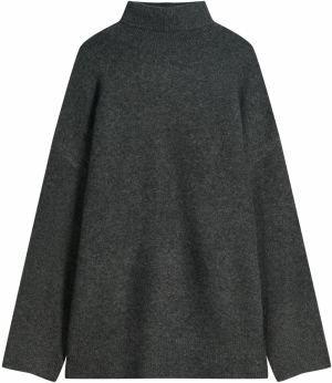 Bershka Sveter  tmavosivá