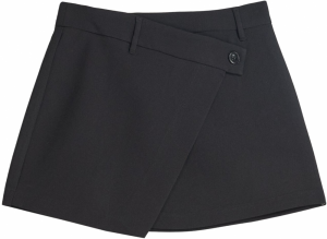 Bershka Sukňa  čierna