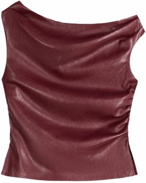 Bershka Top  bordová