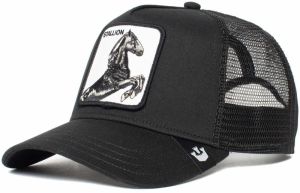 GOORIN Bros. Čiapka 'The Stallion'  tmavosivá / čierna / biela