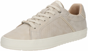 s.Oliver Nízke tenisky  béžová / zlatá