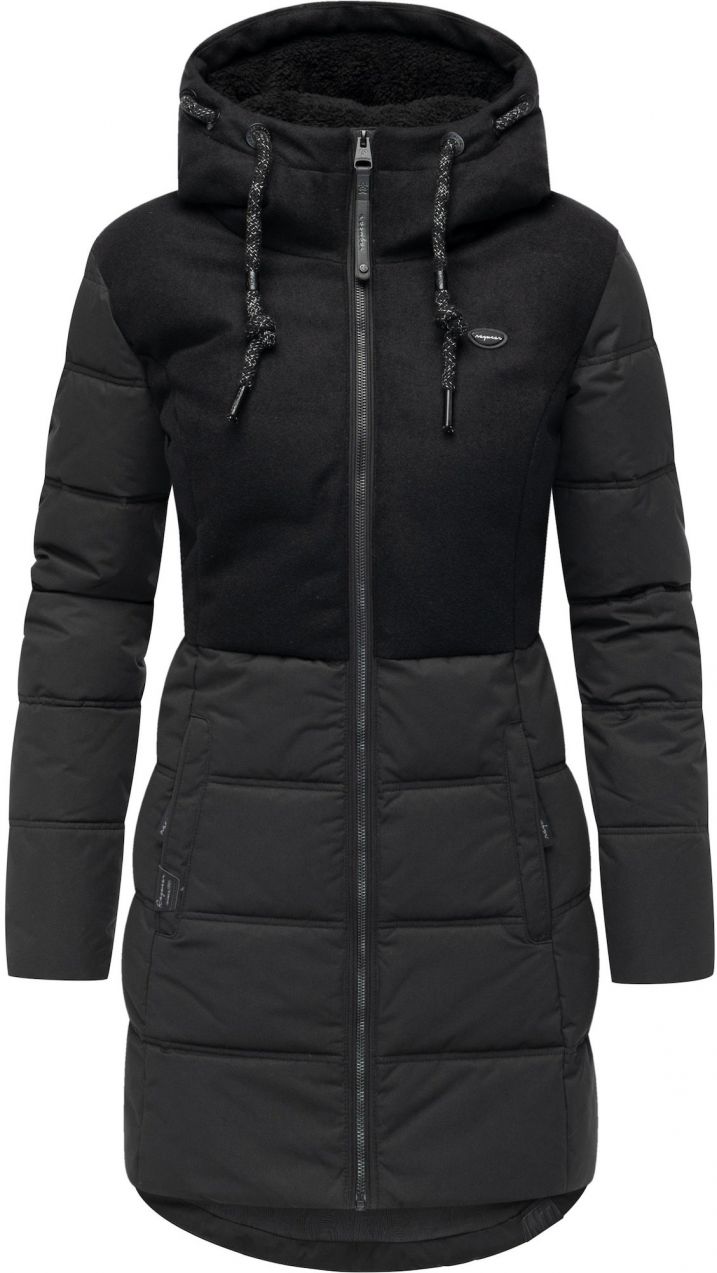 Ragwear Zimný kabát 'Ashani'  čierna