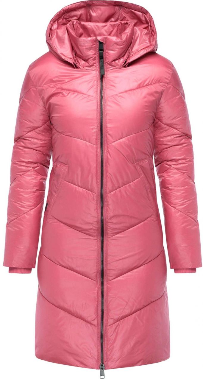 Ragwear Zimný kabát 'Rebelka Shiny'  ružová