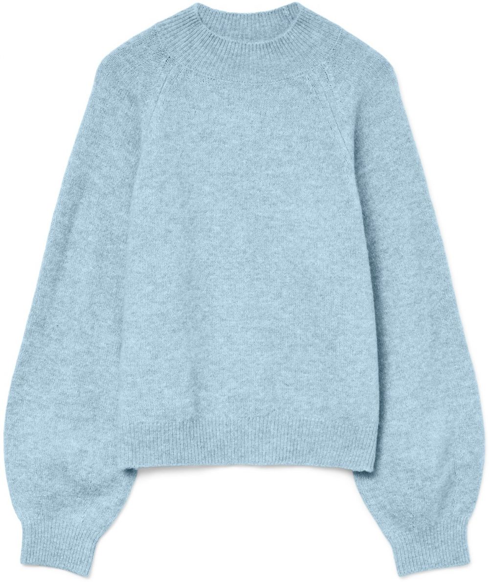 VERO MODA Sveter 'VMLeaf'  svetlomodrá