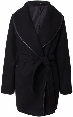 VERO MODA Prechodný kabát  čierna