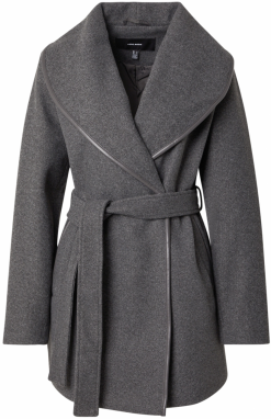 VERO MODA Prechodný kabát  tmavosivá