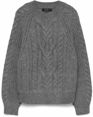 VERO MODA Sveter 'VMJada'  tmavosivá