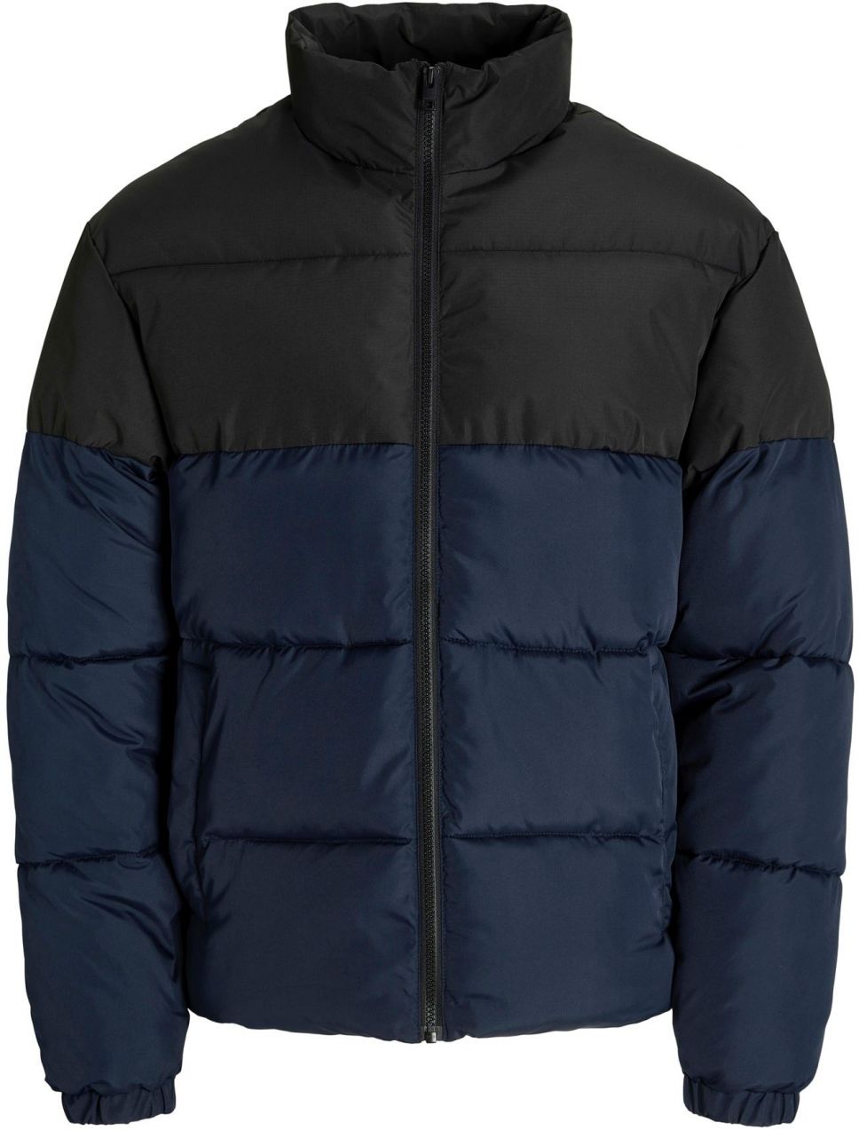 JACK & JONES Zimná bunda 'JJMaze'  tmavomodrá / čierna