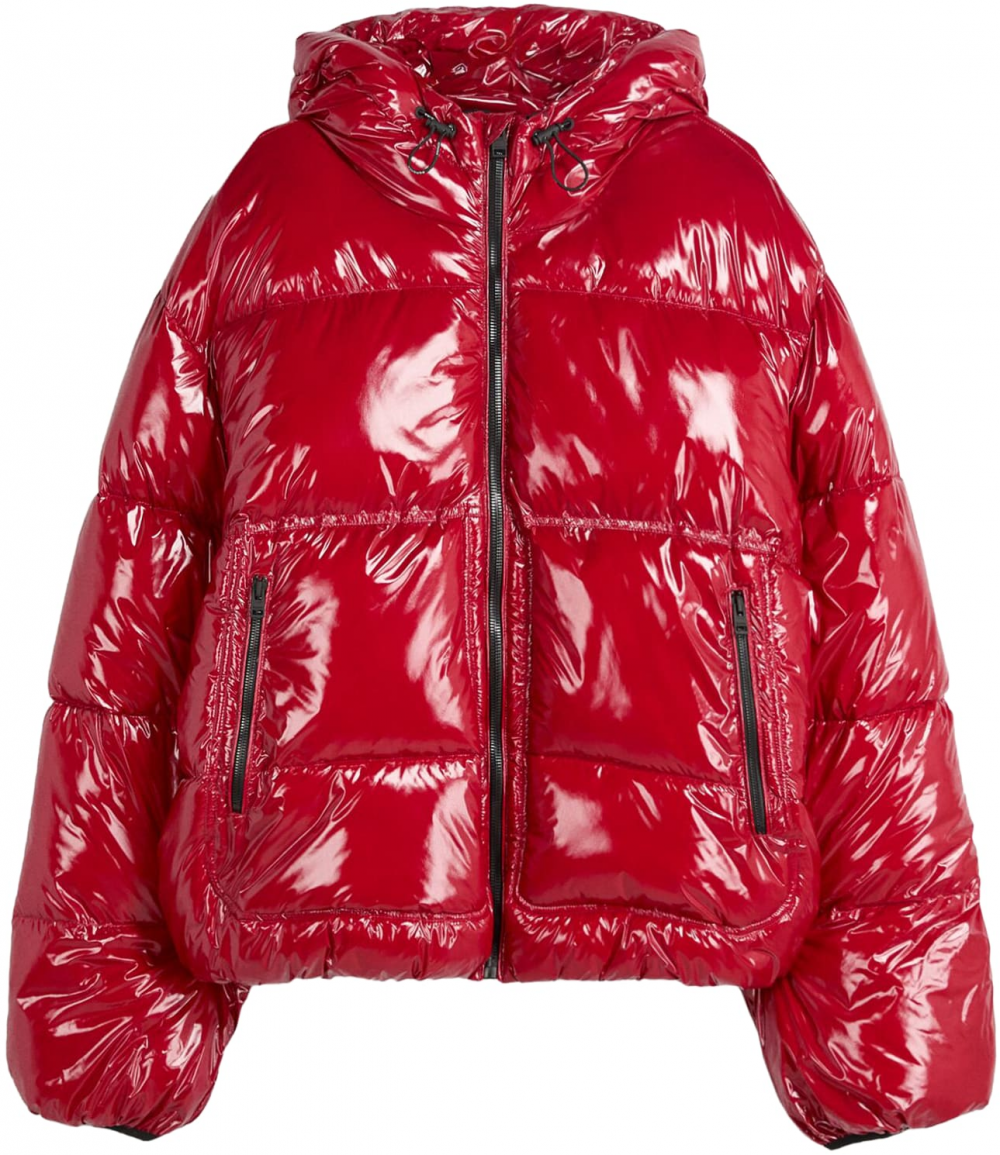 Bershka Zimná bunda  červená