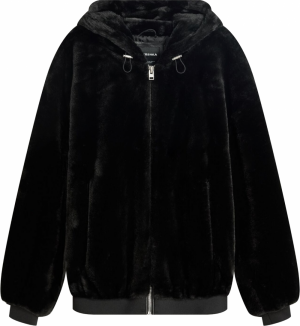 Bershka Prechodná bunda  čierna