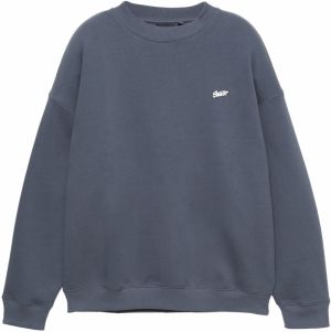 Pull&Bear Mikina 'STWD'  zafírová / biela