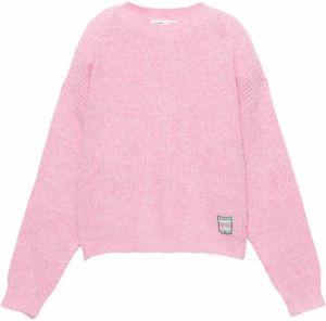 Pull&Bear Sveter  s ružovými fľakmi