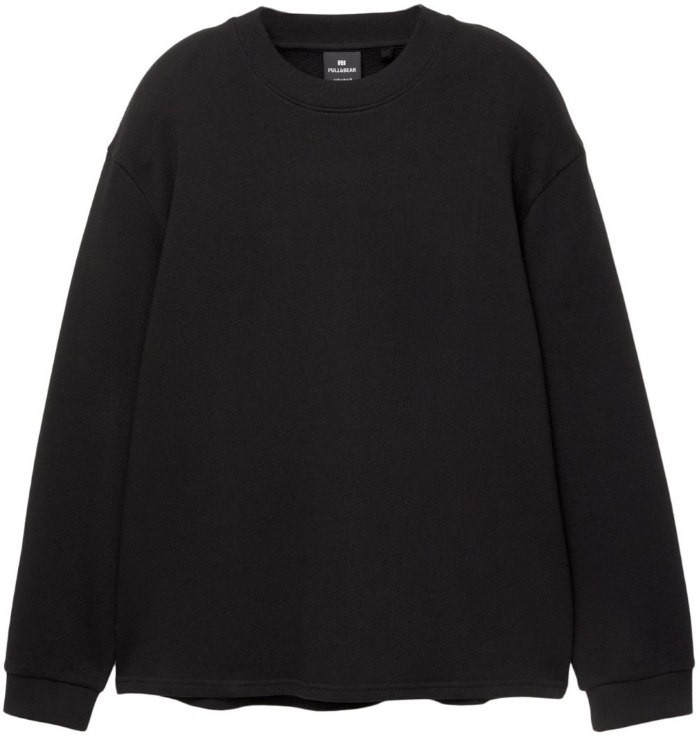 Pull&Bear Mikina  čierna
