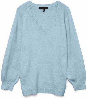 VERO MODA Sveter 'VMLeaf'  svetlomodrá