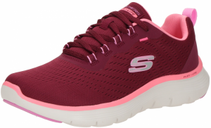 SKECHERS Nízke tenisky 'Flex Appeal 5.0'  neónovo ružová / červená